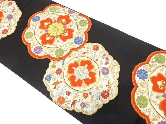 Japanese Kimono / Antique / Fukuro Obi Silk